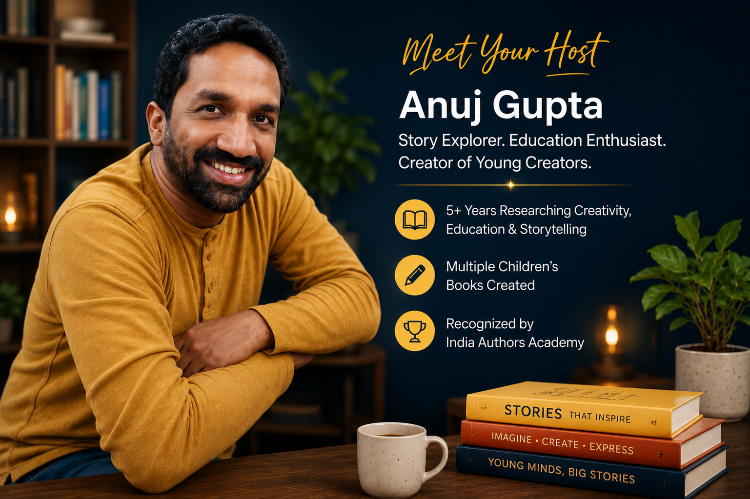 Anuj Gupta, Founder of StoryDarpan